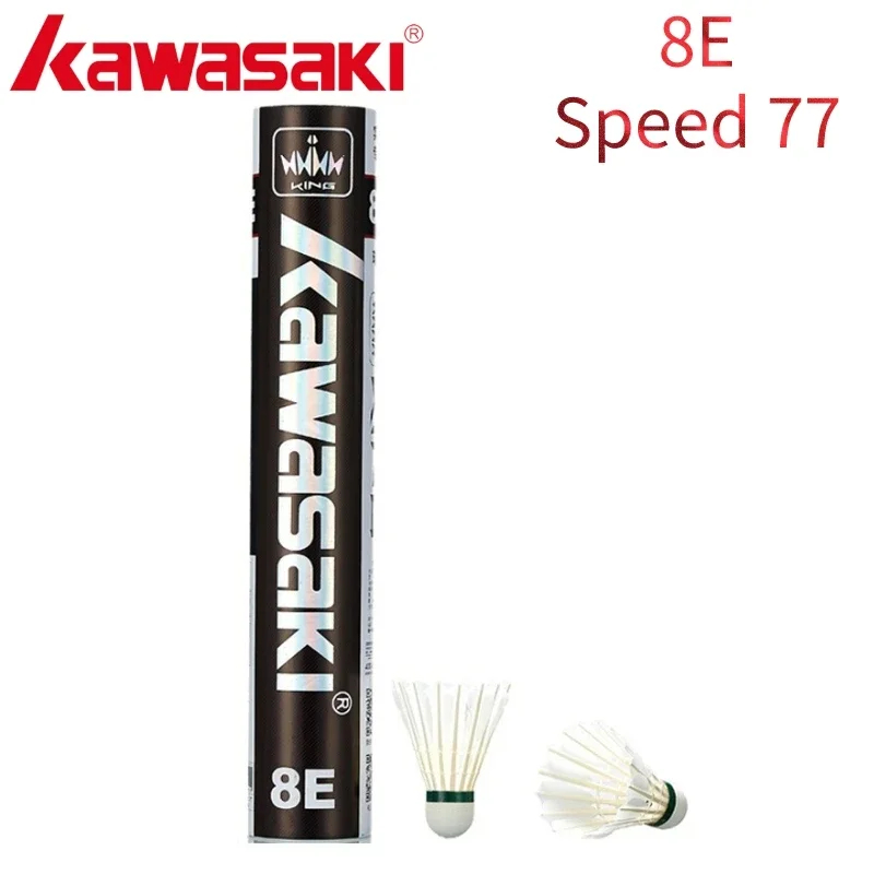 Badminton Center - Kawasaki tüy raketle 8E profesyonel kapalı