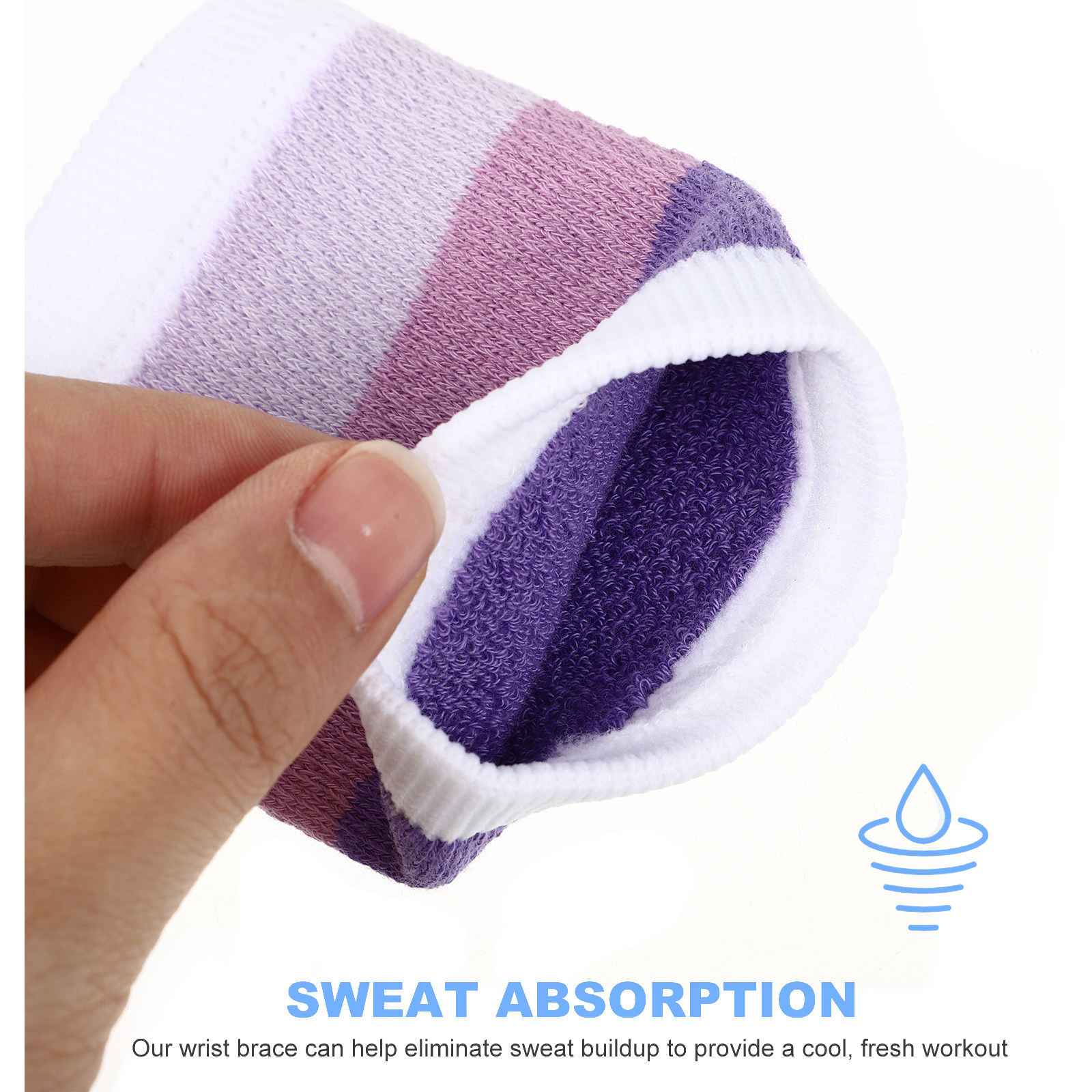 Çift Spor Bilekliği Mor Ter Em - Wristband Pair Sweat incelemesi ve fiyatı
